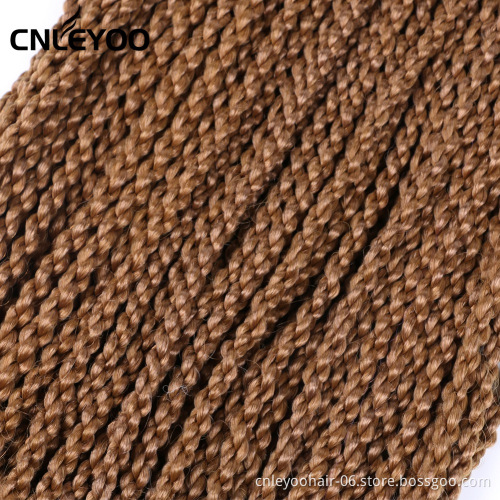 3D stereo distortion 18 inch three dimensional twisted light brown crochet hair wig